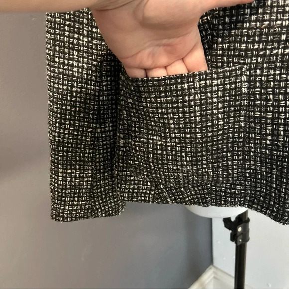 Requirements Womens Jacket Sz 14 Wool Blend Blazer Pocket Textured Zip Vtg 90's - Picture 5 of 14